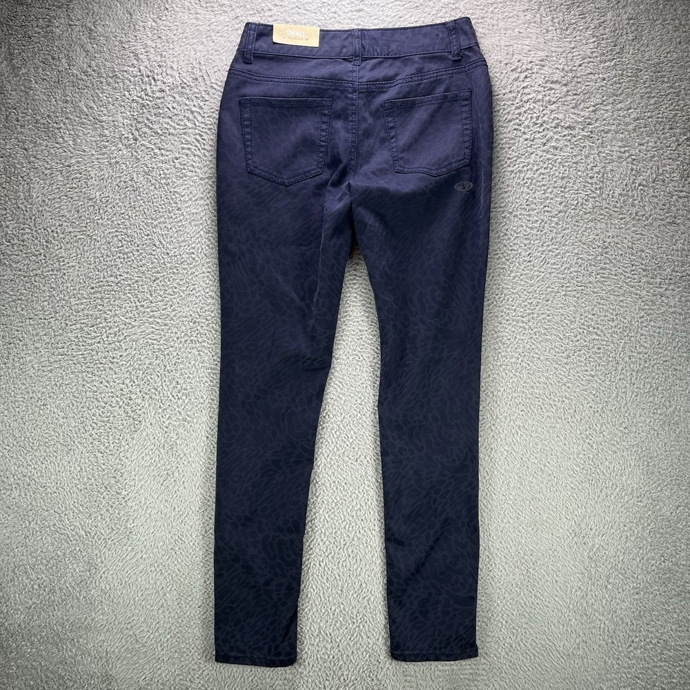 Maurices Jegging Pants Size Small Blue Cheetah Print Denim Stretch Flex NWT - Picture 2 of 13
